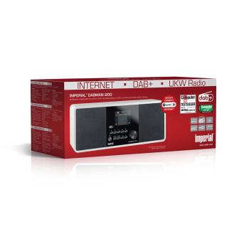 DABMAN i200 Multifunktionales Stereo-Radio DAB+ / FM / Internet Weiß