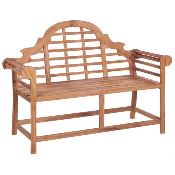 ARDEBO.de - Gartenbank 127x58,5x92,5 cm Massivholz Teak