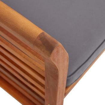 Garten-Essstühle mit Kissen 8 Stk. Massivholz Akazie