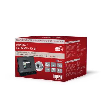 DABMAN i410 BT Kompaktes Hybridradio DAB+ / FM / Internet / Bluetooth Schwarz