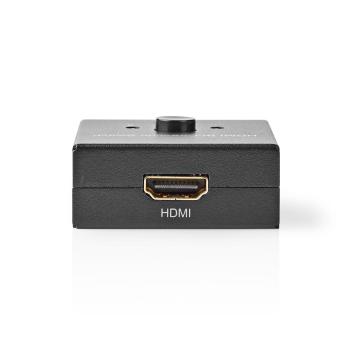 HDMI ? Schalter | 3-Port port(s) | 1x HDMI? Eingang / 2x HDMI? Eingang | 1x HDMI? Ausgang / 2x HDMI? Ausgang | 4K@60Hz | 6 Gbps | Metall | Anthrazit