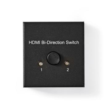 HDMI ? Schalter | 3-Port port(s) | 1x HDMI? Eingang / 2x HDMI? Eingang | 1x HDMI? Ausgang / 2x HDMI? Ausgang | 4K@60Hz | 6 Gbps | Metall | Anthrazit