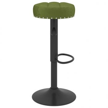 Barhocker 2 Stk. Hellgrün Samt 