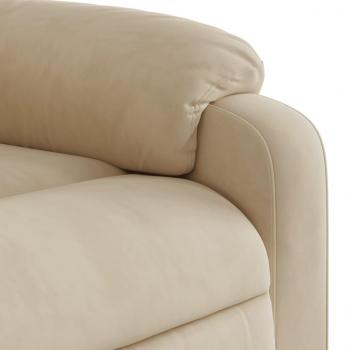 Relaxsessel Creme Mikrofasergewebe