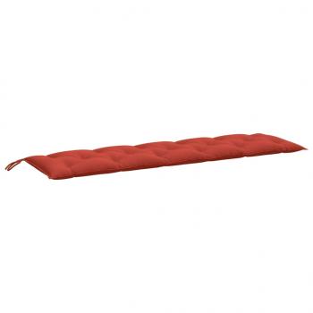 Gartenbank-Auflage Melange Rot 180x50x7 cm Stoff