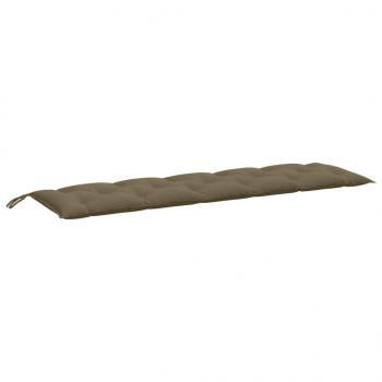 Gartenbank-Auflage Melange Taupe 180x50x7 cm Stoff