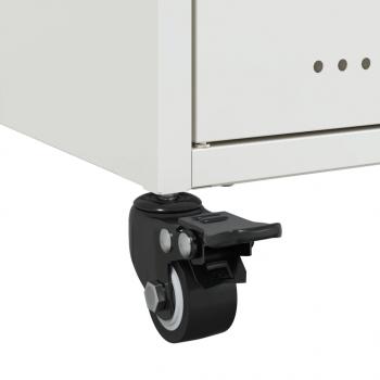 TV-Schrank Weiß 100,5x39x43,5 cm Kaltgewalzter Stahl