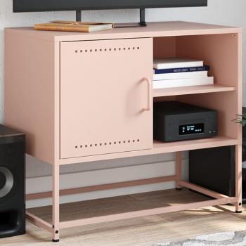 ARDEBO.de - TV-Schrank Rosa 68x39x60,5 cm Stahl
