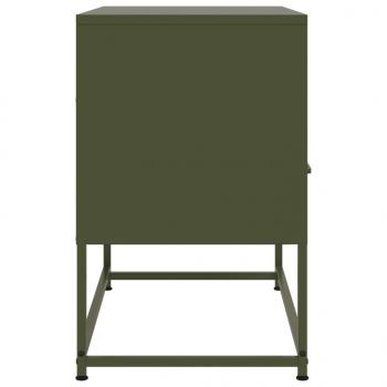 TV-Schrank Olivgrün 68x39x60,5 cm Stahl