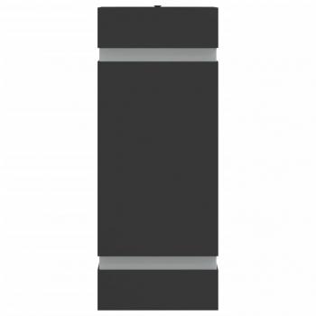 Außenwandleuchte Schwarz Edelstahl