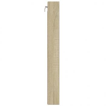 Vitrinenschrank Sonoma-Eiche 100x8,5x75 cm Holzwerkstoff