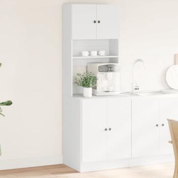 ARDEBO.de - Küchenschrank Weiß 60x50x180 cm Holzwerkstoff