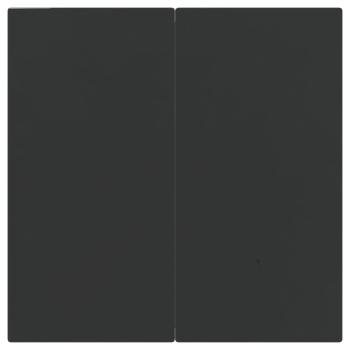 5-tlg. Garten-Essgruppe mit Kissen Schwarz Poly Rattan