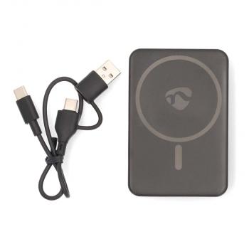powerbank | 5000 mAh | kabelloses Laden | 1.67 / 2.22 / 3.0 A | Anzahl der Ausgänge: 1 | Ausgangsanschluss: 1x USB-C? | Eingangsverbindung: 1x USB-C? | PD3.0 20W | Lithium-Polymer