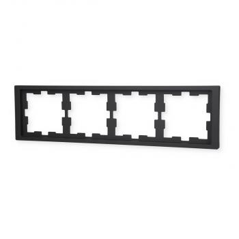 Merten D-Life Rahmen, 4fach, anthrazit (MEG4040-6534)