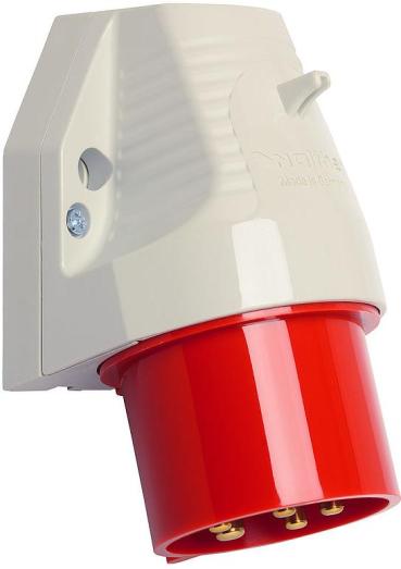 ARDEBO.de Walther Werke (630) Wandgerätestecker, zur Außenbefestigung, 32 A 5-polig, Kabeleinführung oben