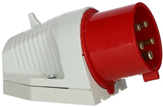 Walther Werke (630) Wandgerätestecker, zur Außenbefestigung, 32 A 5-polig, Kabeleinführung oben