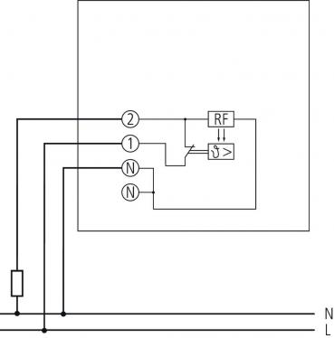 Theben RAMSES 701 Raumthermostat mechanisch, Aufputz, 2-/3-Leiter (7010001)