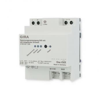 Gira 213000 KNX Spannungsversorgung 640 mA mit integrierter Drossel, KNX System