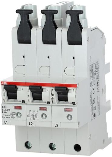 ABB S751/3-E40 selektiver Hauptsicherungsautomat, 40A, 3-Polig (2CDS781001R4402)