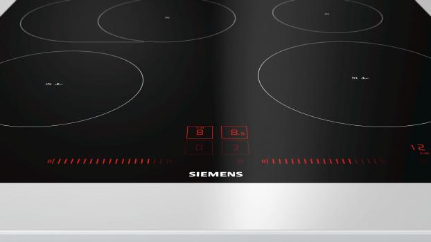 Siemens EH601LFC1E iQ300 Autarkes Induktionskochfeld, Glaskeramik, 60cm breit, bratSensor, reStart, schwarz
