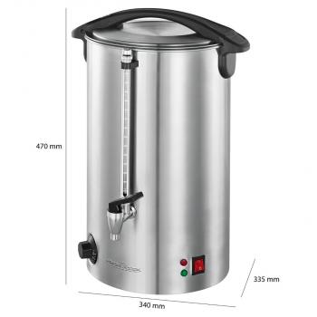 ProfiCook PC-HGA 1111 Heißgetränkeautomat, 1500 W, 16l, stufenlose Temperaturregelung, Füllstandsanzeige, edelstahl