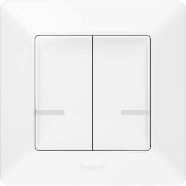 ARDEBO.de Legrand 752187 Valena Life with Netatmo Wandsender 2-fach, ultraweiß