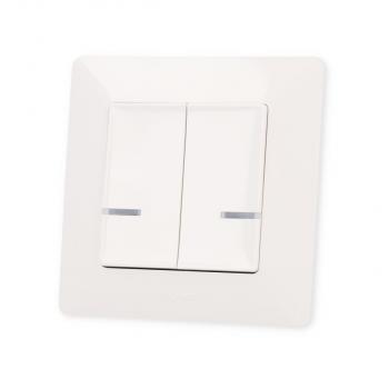 Legrand 752187 Valena Life with Netatmo Wandsender 2-fach, ultraweiß