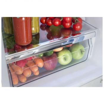 Amica KGCR 387 100 B Retro Kühl-Gefrierkombination, 55cm breit, 244 L, Automatische Abtauung, LED-Beleuchtung, Flaschengitter, beige