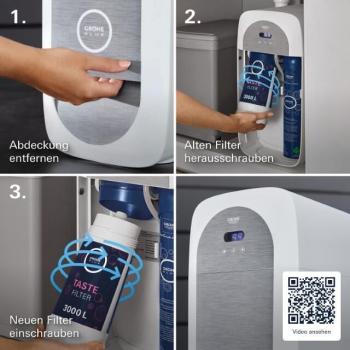 GROHE Blue Aktivkohlefilter, 3000L Kapazität (40547001)