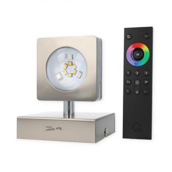 Paul Neuhaus Q-Fisheye LED-Wandleuchte, 6W, Smart-Home, mit Fernbedienung (9115-55)