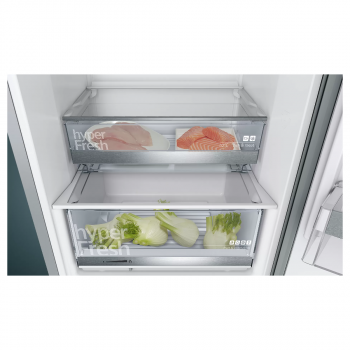 Siemens KG39EAICA iQ500 Stand Kühl-Gefrierkombination, 60cm breit, 343l, hyperFresh, antiFingerprint, edelstahl