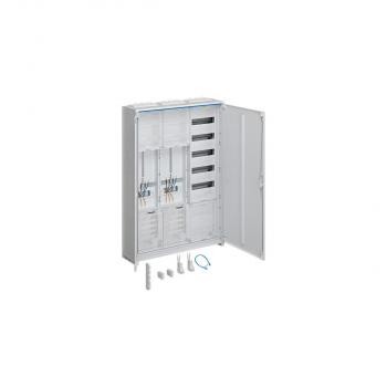 ARDEBO.de Hager ZB331X25 Komplettschrank, universZ, 2 ZP, 3P., APZ, VT5, H=1100 mm, 3-Feld, ESA