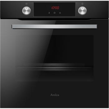 ARDEBO.de Amica EBPX 945 600 SM EEK: A+ Einbaubackofen, 60cm breit, 77 L, Pyrolyse, Eco-Funktion, 9 Backofenfunktionen, schwarz matt