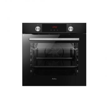 Amica EBPX 945 600 SM EEK: A+ Einbaubackofen, 60cm breit, 77 L, Pyrolyse, Eco-Funktion, 9 Backofenfunktionen, schwarz matt