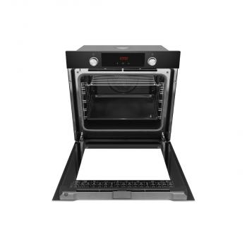 Amica EBPX 945 600 SM EEK: A+ Einbaubackofen, 60cm breit, 77 L, Pyrolyse, Eco-Funktion, 9 Backofenfunktionen, schwarz matt