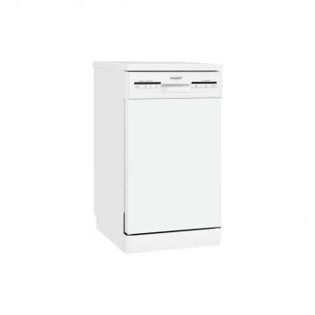 Exquisit GSP9109-030E Standgeschirrspüler, 45 cm breit, 9 Maßgedecke, Abklappbarer Tellerhalter, Extra trocknen, weiß