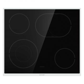 Gorenje Black Set 4 Pyrolyse Einbau-Herdset mit Glaskeramikkochfeld (BCPX6737E05BG+ECD634X), 60cm breit, Pyrolyse, Pizza Funktion, Schwarz