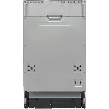 Exquisit EGSP2109-E-030E Vollintegrierter Geschirrspüler, 45 cm breit, 9 Maßgedecke, silber