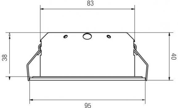 Brumberg LED-Einbaustrahler, 350mA, 5,5W, 3000K, rund, strukturweiß (12276173)