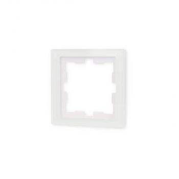 Merten D-Life Glas Rahmen, 1fach, kristallweiß (MEG4010-6520)