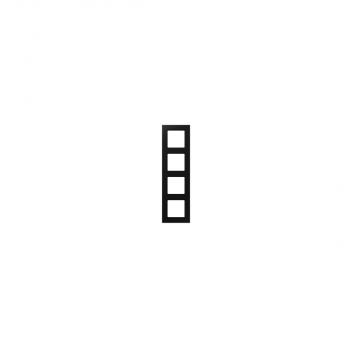 ARDEBO.de Jung A5584BFSWM Rahmen, 4fach, A 550, graphitschwarz matt