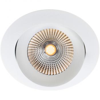 ARDEBO.de The Light Group Einbauleuchte SLC ONE 360 R68-83 WH 710TED 3000K CRI90 IP44 36°, 8W, 710lm, weiß (SLC1121)