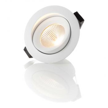 The Light Group Einbauleuchte SLC ONE 360 R68-83 WH 710TED 3000K CRI90 IP44 36°, 8W, 710lm, weiß (SLC1121)