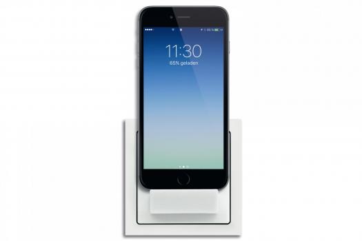 Busch-Jaeger 6480-84 Busch-powerDock Komplettset mit Lightning Anschluss, future linear, studioweiß (2CKA006400A0044)