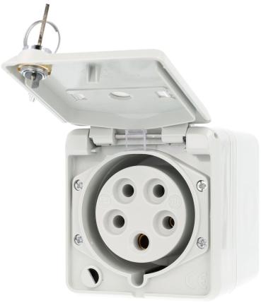 MENNEKES (4170) Cepex-Wandsteckdose, grau