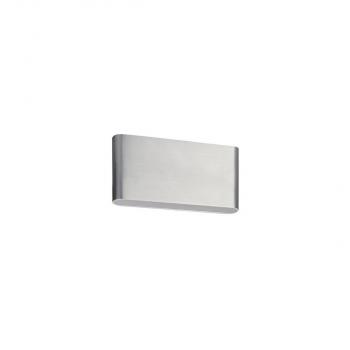 ARDEBO.de Brumberg LED-Wandanbauleuchte, IP54 alu matt, 530lm, 3000K (10046253)