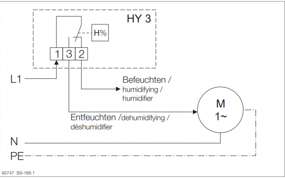 Helios HY 3 Hygrostat (1359)