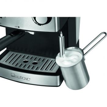 Clatronic ES 3643 Espressoautomat, stufenloser Dampf, schwarz-inox (263338)