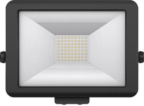 ARDEBO.de Theben theLeda B50L BK LED-Strahler 50 Watt, Wandmontage außen, schwarz, Bewegungsmelder optional, 5000 K (neutralweiß) 1020688